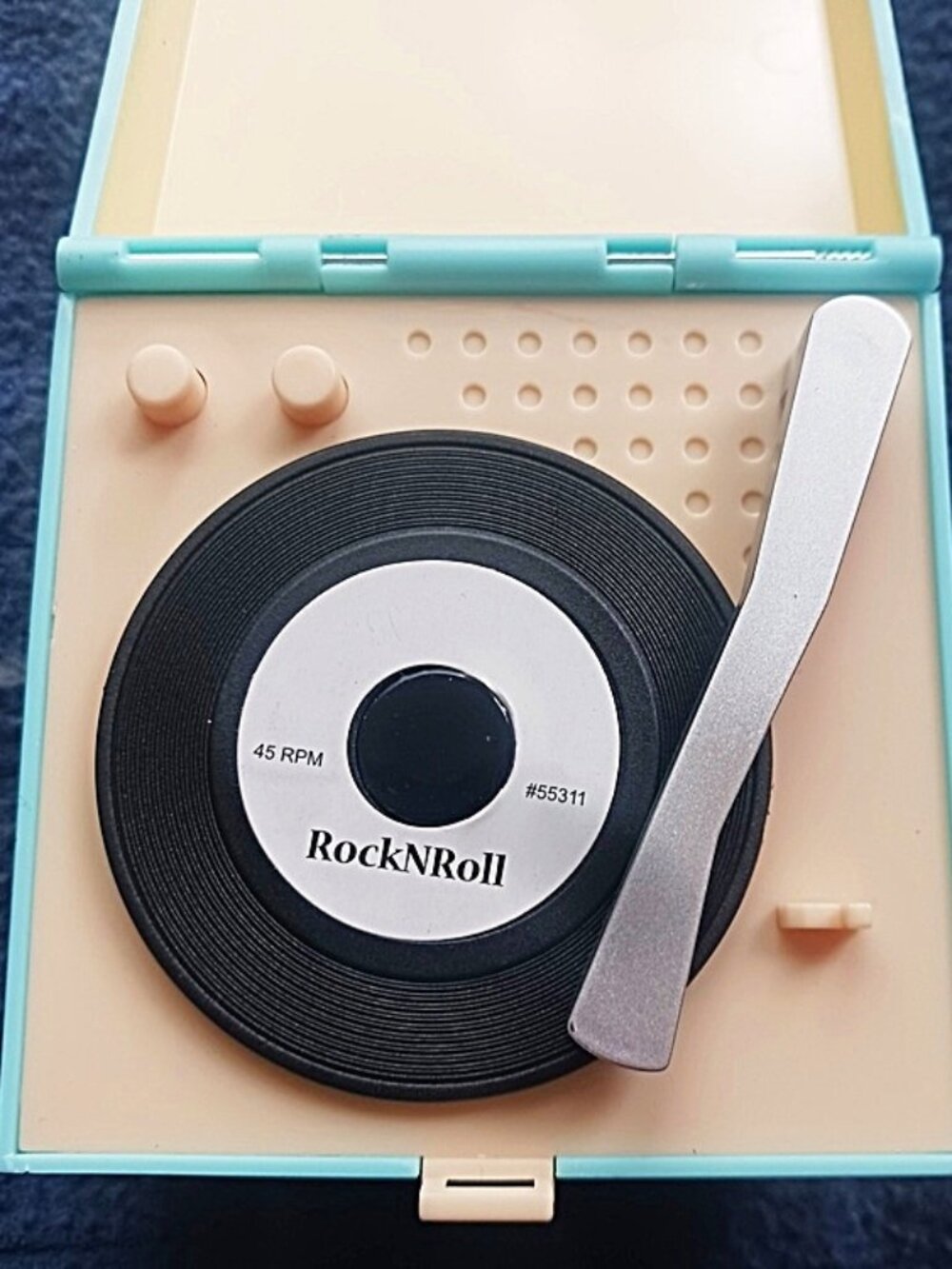 Our Generation doll record player, headphones, backpack, sunglasses